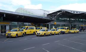 Yellow cabs of AAA Radiotaxi